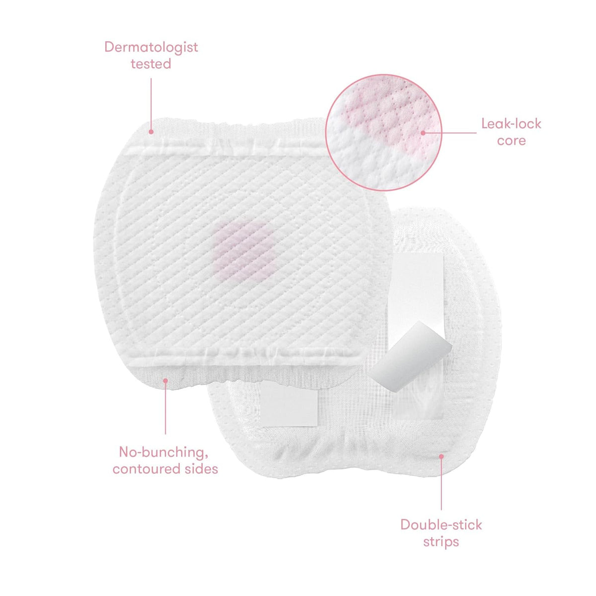 Frida Mom Nursing Pads, Disposable Nursing Pads with Ultra Absorbency, and Soft Texture, Breastfeeding Essentials, 60ct