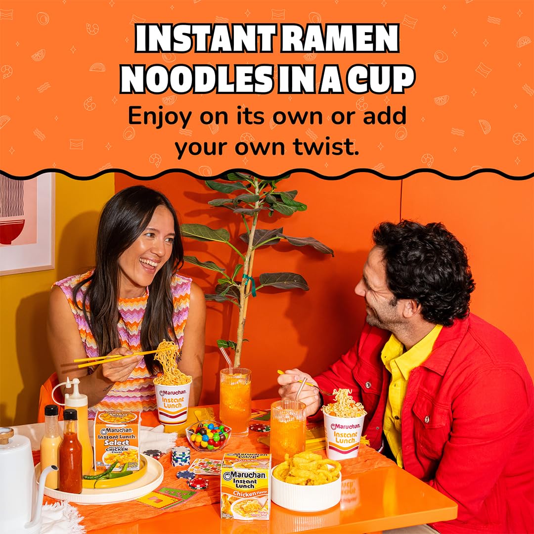 Maruchan Instant Lunch Chicken Flavor, 2.25 Ounce (Pack of 12) (4178990121)