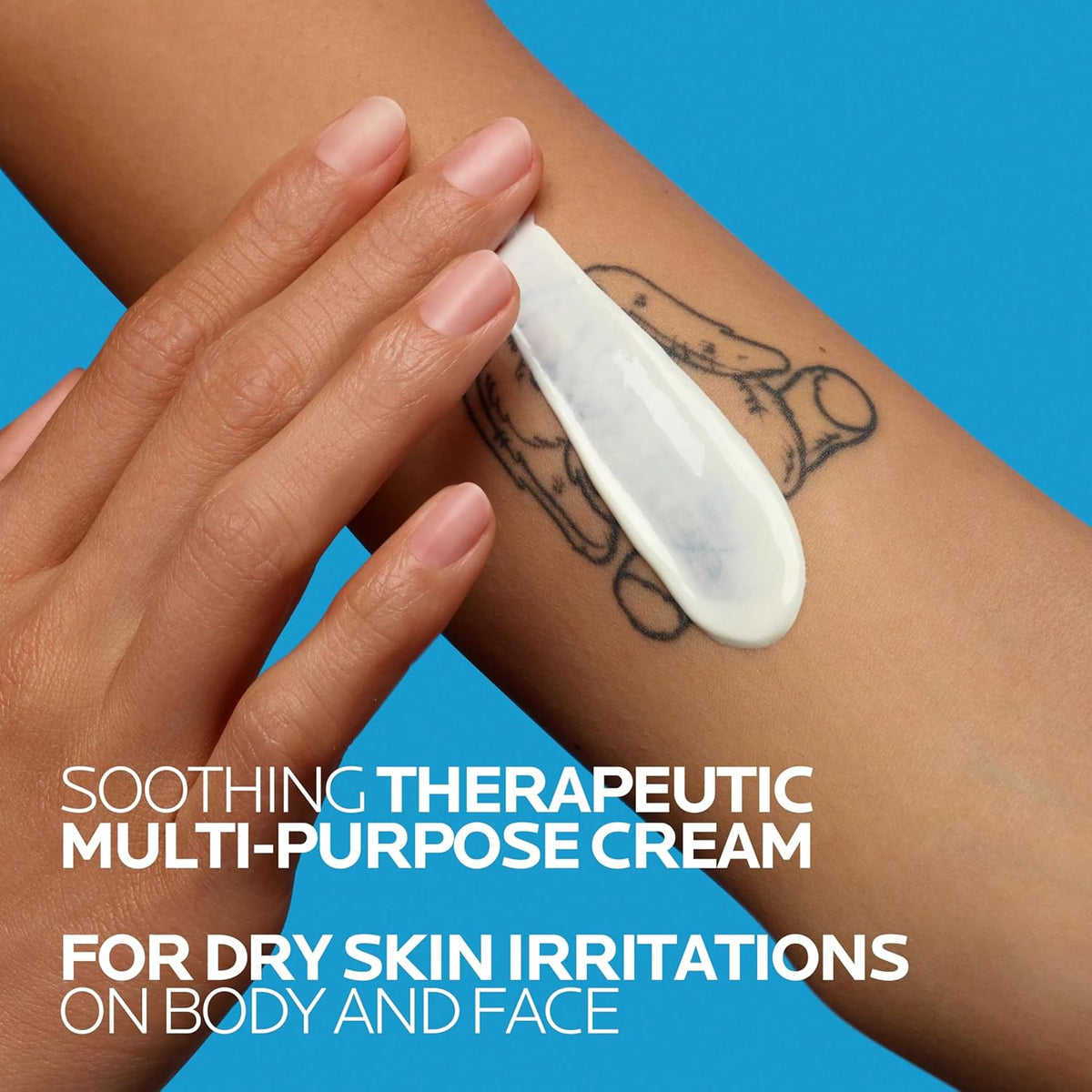 La Roche-Posay Cicaplast Balm B5, Healing Ointment and Soothing Therapeutic Multi Purpose Cream for Dry & Irritated Skin, Body and Hand Balm, Baby Safe, Fragrance Free