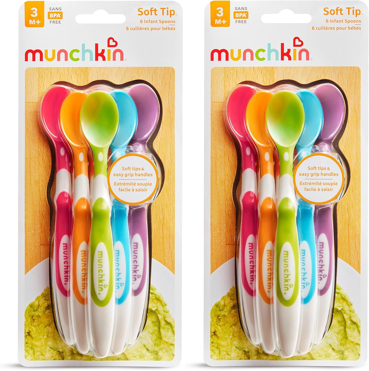 Munchkin Soft Tip™ Baby Spoons, BPA Free, 12 Pack
