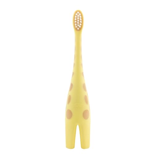 Dr. Brown's Infant-to-Toddler Toothbrush, BPA-Free, Soft Bristles, Ages 0-3, Giraffe Design