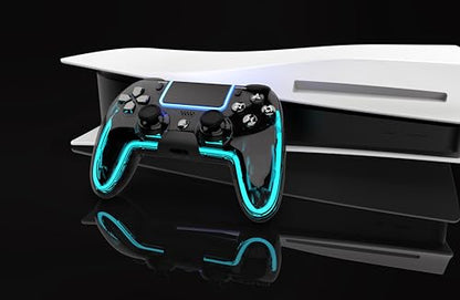 BETMI Wireless PS5 Controller with Hall Effect Joystick, Dual Vibration, and 9 Light Colors