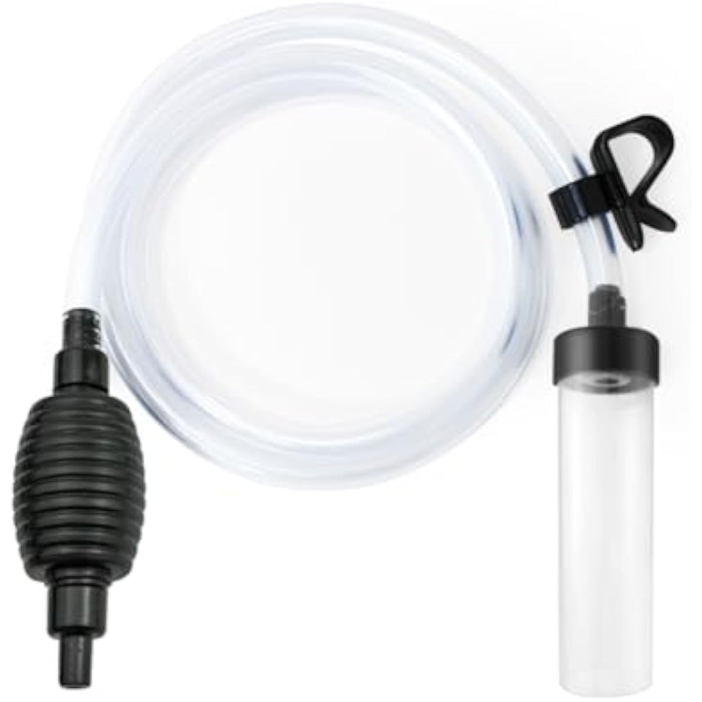 5ft long aquarium siphon vacuum cleaner for fish tank cleaning gravel and sand with durable pc hose