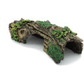 JIH Aquarium Decorations Resin Hollow Tree Trunk Ornament, Bettas House Cave Wood House Decor for Fish Tank (HS-SP207)