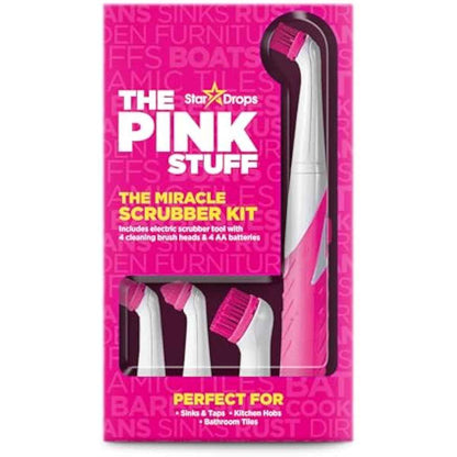 The Pink Stuff - Stardrops - 4-Piece Cleaning Brush Heads Kit