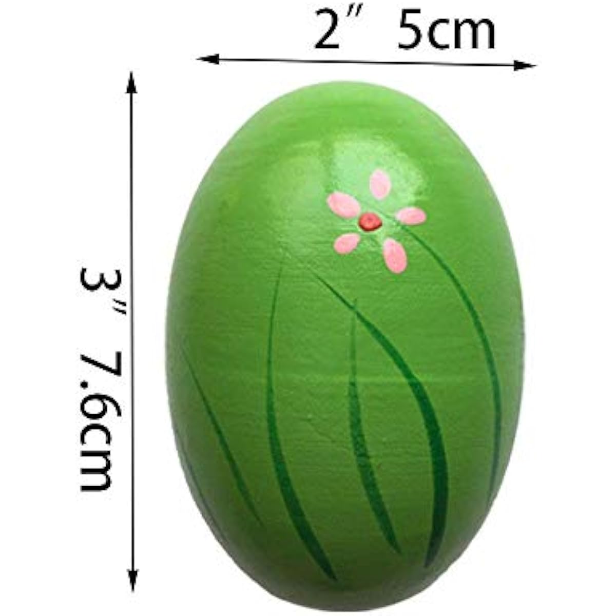 JoFAN 6 Pack Wooden Percussion Musical Shake Eggs Easter Egg Shakers for Kids Boys Girls Toddlers Easter Gifts Easter Basket Stuffers Fillers