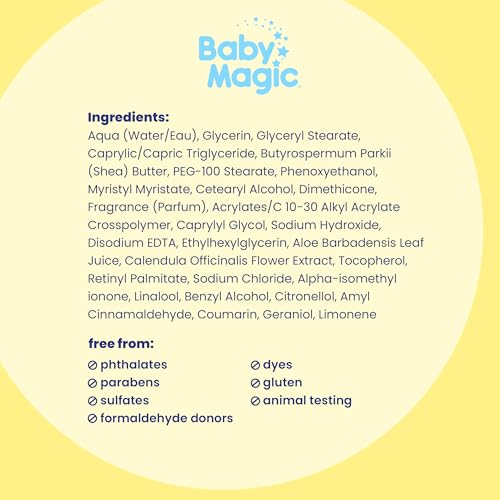 Baby Magic creamy whipped butter for skin, hypoallergenic, 8.4 fl oz, baby soft, vitamin-enhanced