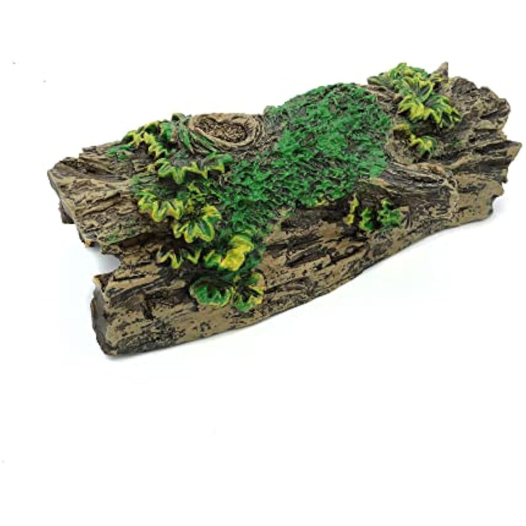 JIH Aquarium Decorations Resin Hollow Tree Trunk Ornament, Bettas House Cave Wood House Decor for Fish Tank (HS-SP207)