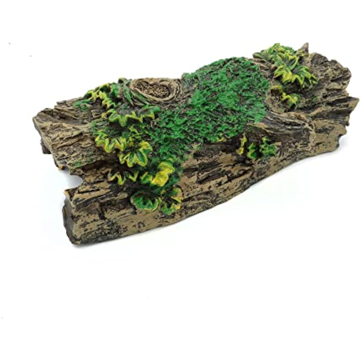 JIH Aquarium Decorations Resin Hollow Tree Trunk Ornament, Bettas House Cave Wood House Decor for Fish Tank (HS-SP207)