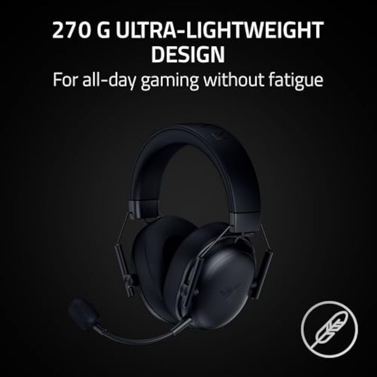 razer blackshark v3 x hyperspeed wireless gaming headset for pc with 50mm drivers and cardioid mic