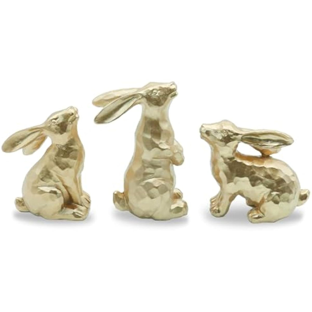 resin-gold-bunny-decor-rabbit-figurines-small-easter-bunny-set-of-3-antique-gold-collection