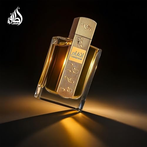 Lattafa Angham - Citrus, Lavender, Musk, Amber, Vanilla - Eau de Parfum Long-Lasting Fragrance for Unisex, 3.40 Ounce / 100 ml