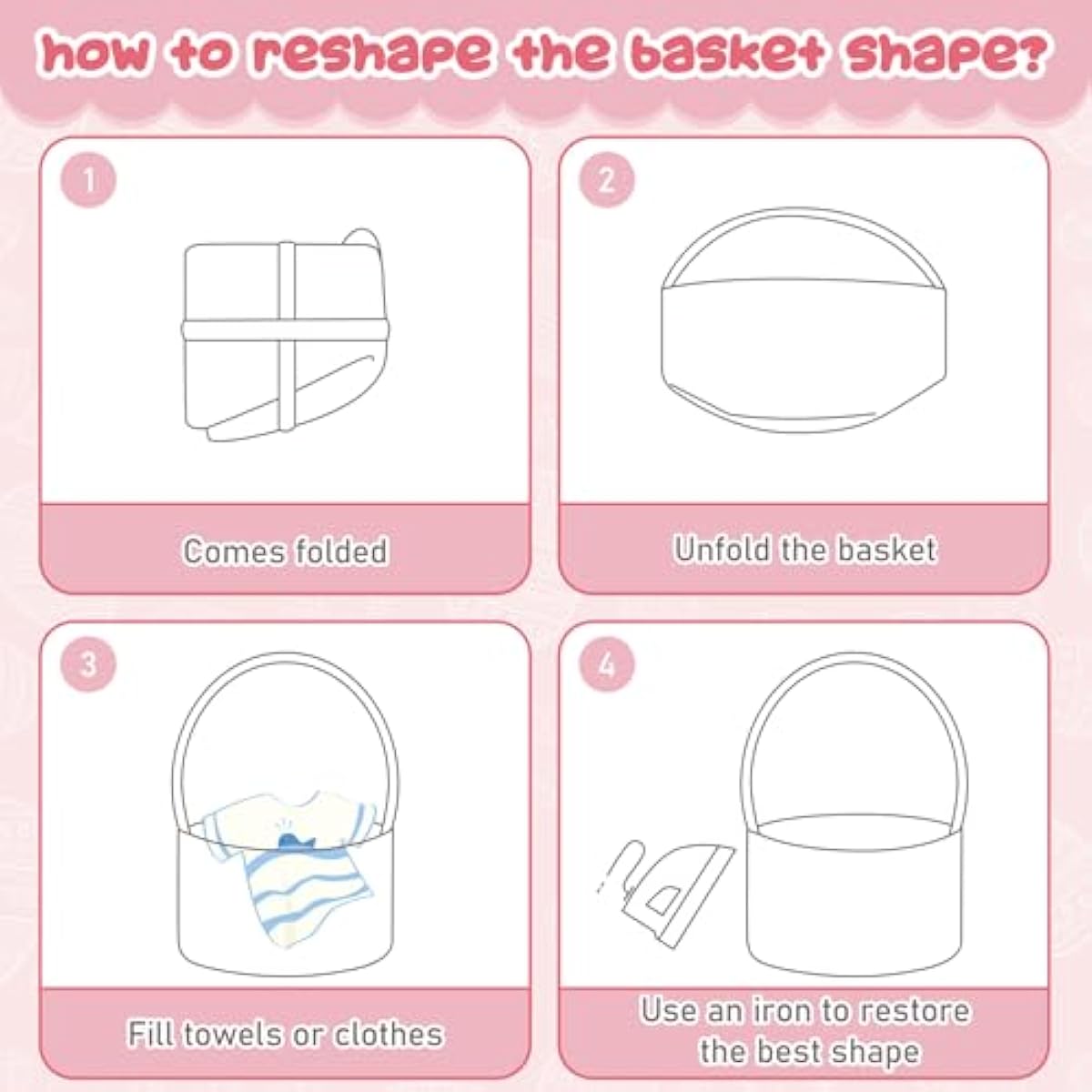 oiahomy-pink-easter-basket-with-handle-personalized-bunny-baskets-for-kids-and-gifts