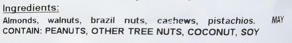 Yupik raw mix nuts, 1 lb, natural mixed nuts with almonds, walnuts, pistachios, cashews, and Brazil nuts, healthy snack, brown