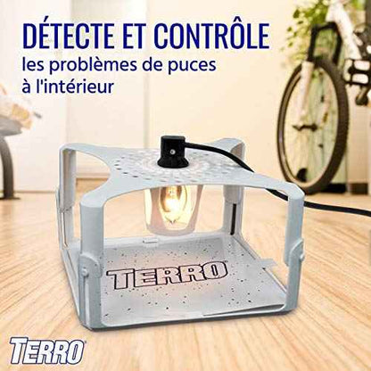 Terro T230 Indoor Electric Flea Trap and Killer - Refillable Flea Traps for Inside Your Home