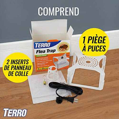 Terro T230 Indoor Electric Flea Trap and Killer - Refillable Flea Traps for Inside Your Home