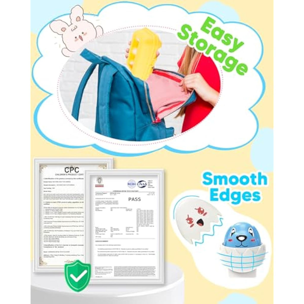 Easter egg toys for toddlers 1-3, prefilled with matching sensory toys and gifts for 3-year-old girls and boys