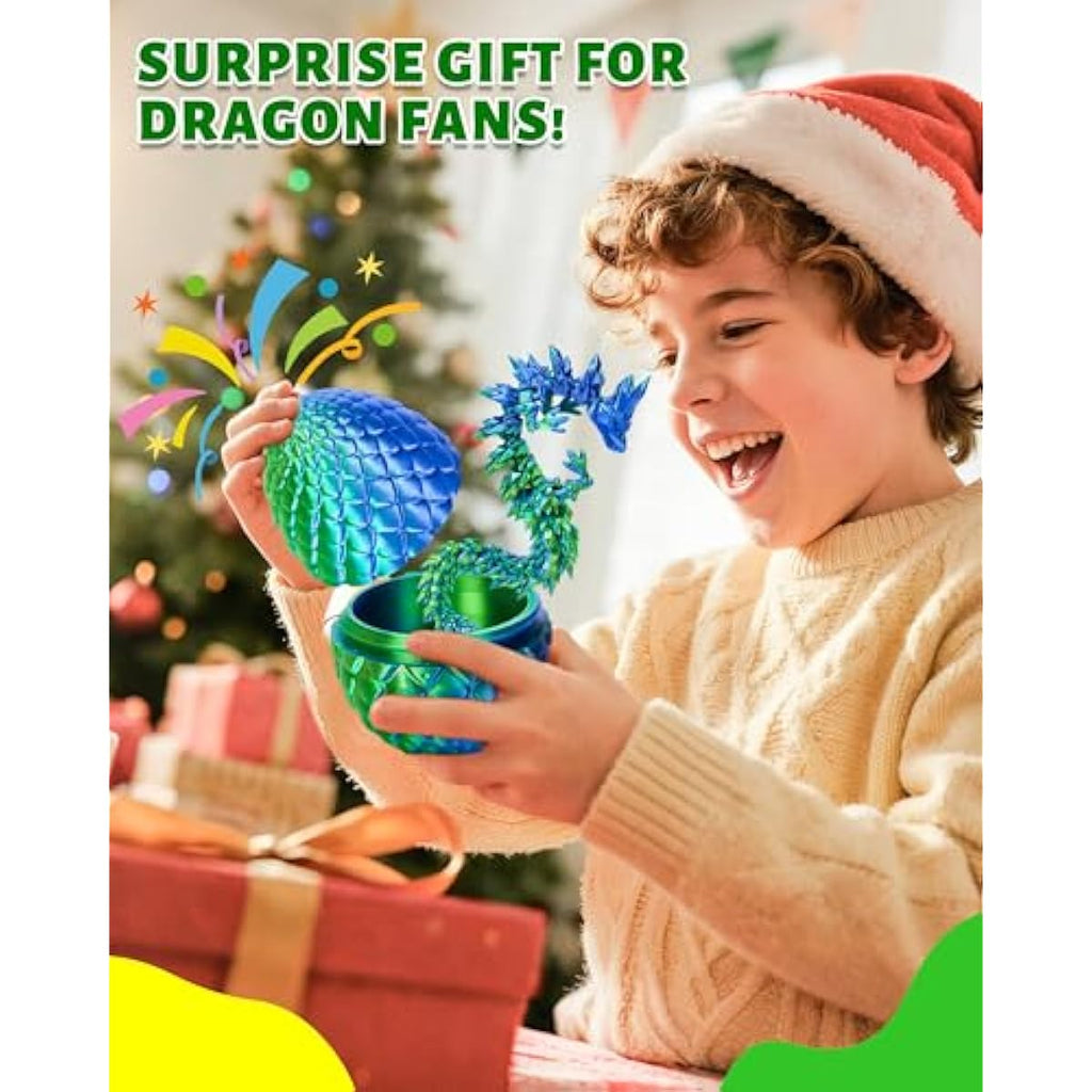 tboline 12 inch 3d printed dragon egg large easter basket stuffer for kids
