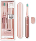 Aquasonic Icon ADA-Accepted Rechargeable Toothbrush with Magnetic Holder & Slim Travel Case | 2 Modes & Smart Timers | Gentle Micro-Vibrations