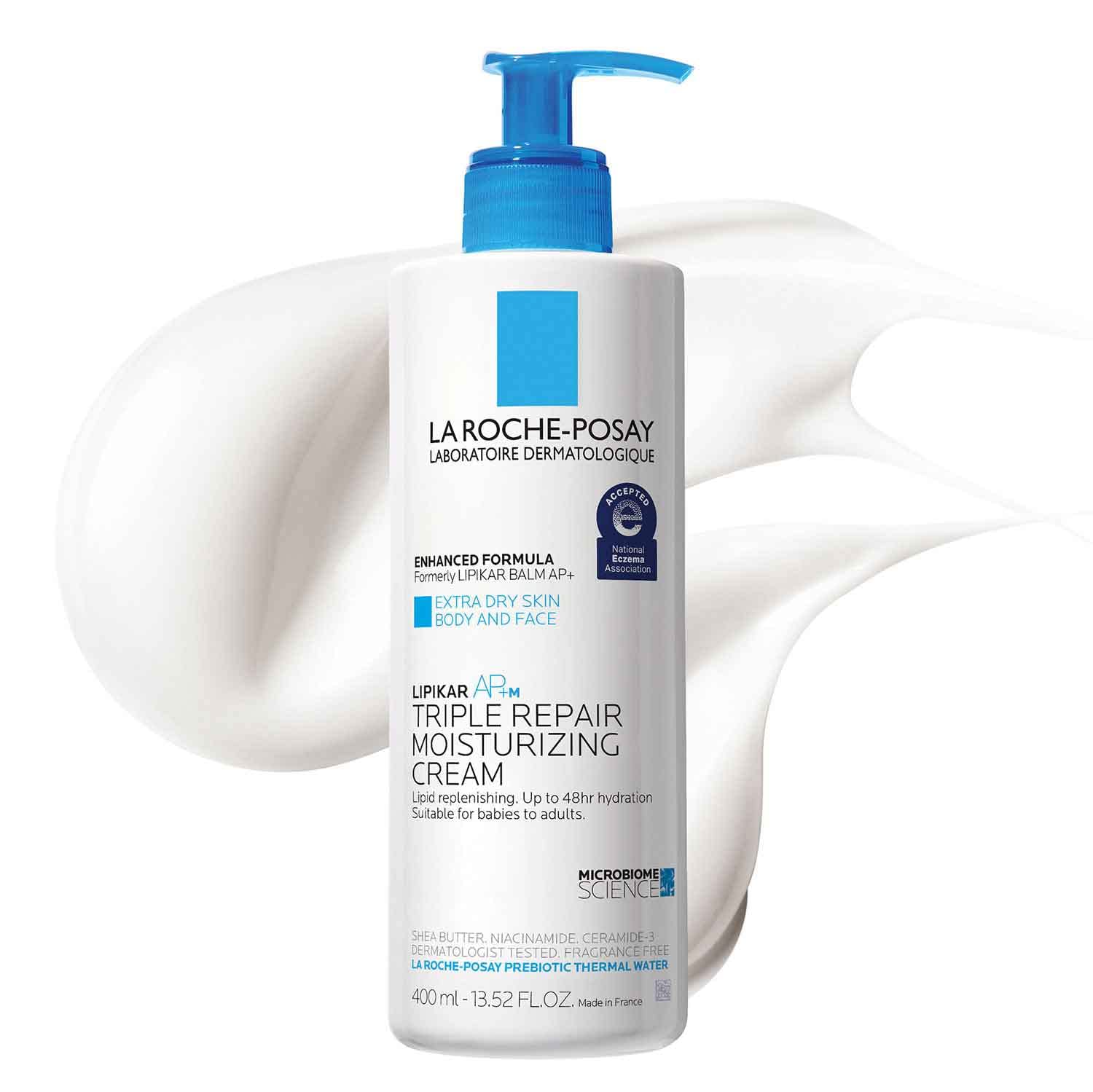 la-roche-posay lipikar ap+ triple repair moisturizing cream for dry skin and sensitive skin