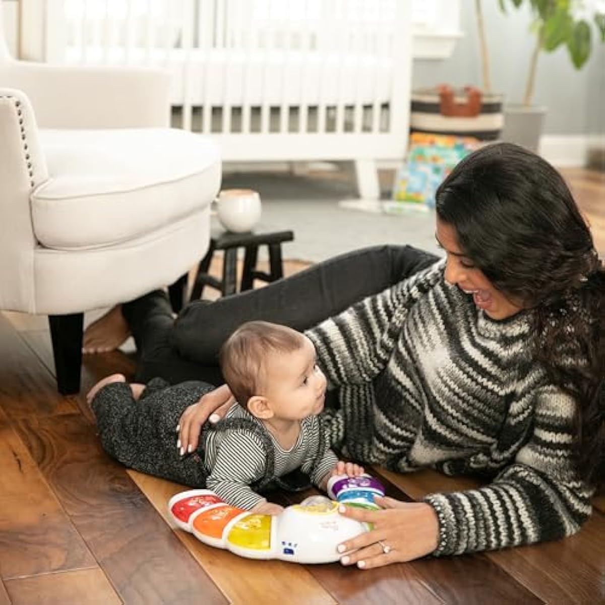 Baby Einstein Glow & Discover Light Bar Musical Toy, Activity Station for Infants Ages 3 Months+ with 3 Learning Modes
