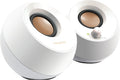 creative pebble 2.0 usb-powered desktop speakers with far-field drivers and passive radiators for pcs and laptops in black