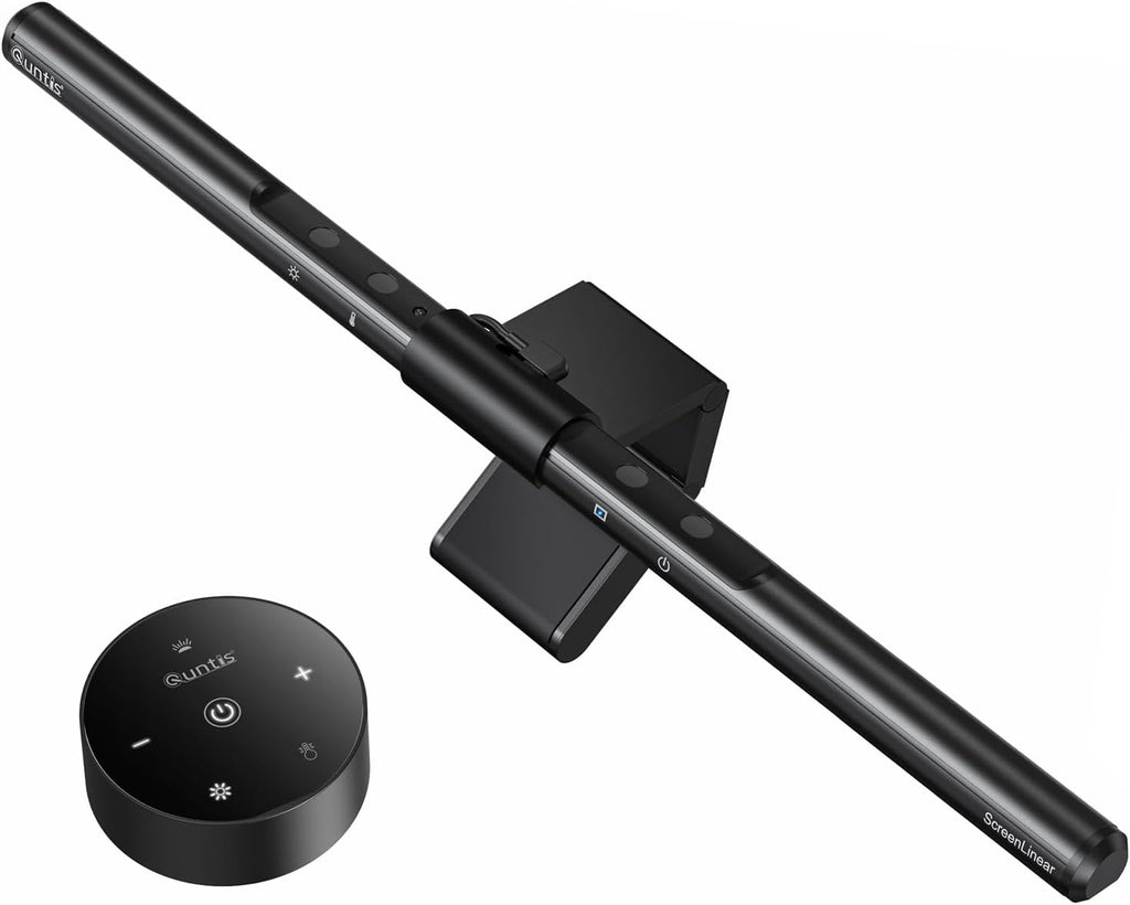 Quntis computer monitor lamp for eye caring with auto-dimming and touch control