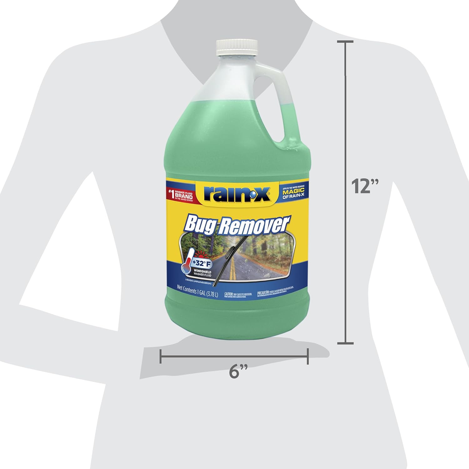 Rain-X RX68806 Bug Remover WWF Headlight & Glass Restoration Cleaner 7oz