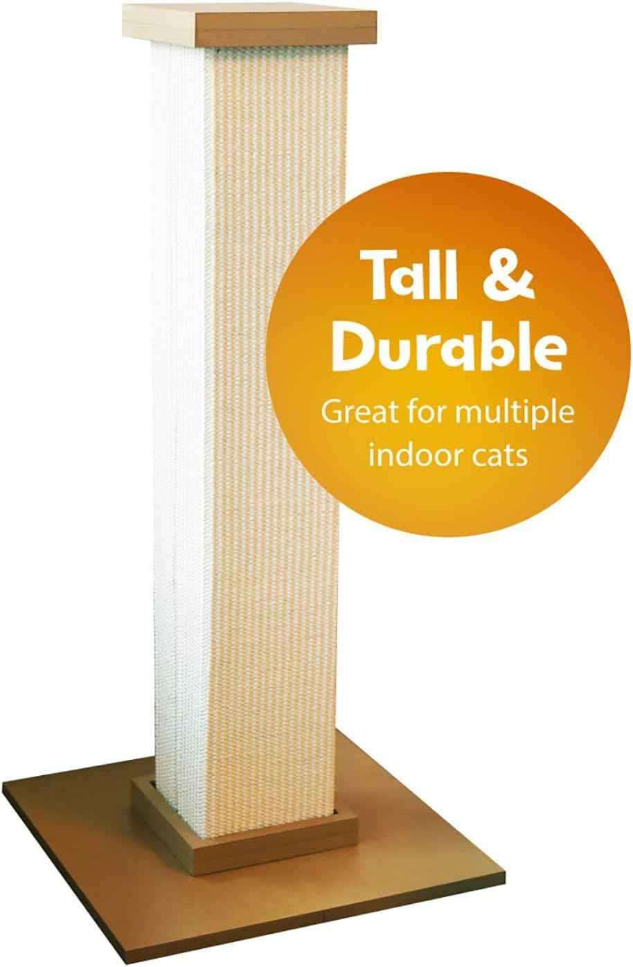 SmartCat Pioneer Pet Ultimate Scratching Post (Beige)