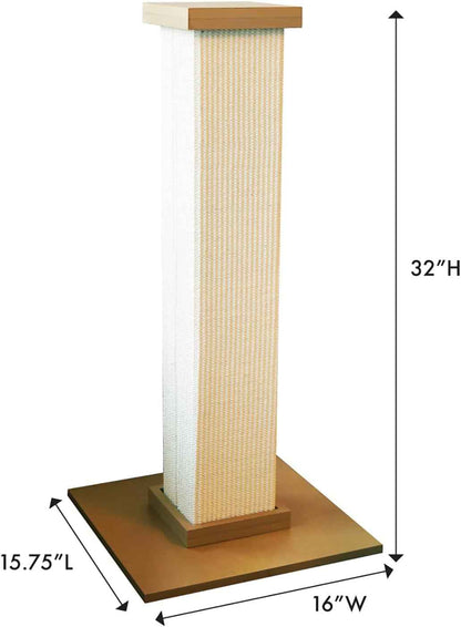 SmartCat Pioneer Pet Ultimate Scratching Post (Beige)