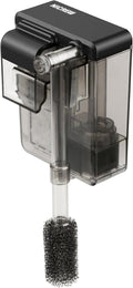 Nicrew Quiet Aquarium HOB Filter for Up to 5 Gallon Aquariums, Adjustable Flow, 42 GPH, 3W