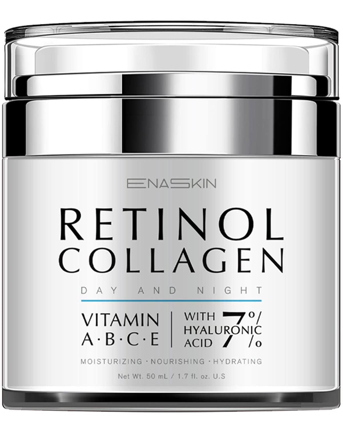 Enaskin Retinol 1.7 Fl Oz Face Neck Collagen Cream For Tightening Skin Anti Aging