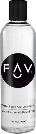FAV water-based luxury personal lubricant for women, men, and couples, 33.5 fl oz