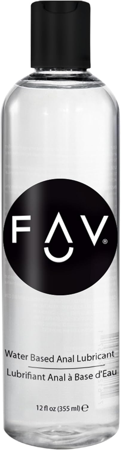 FAV water-based luxury personal lubricant for women, men, and couples, 33.5 fl oz