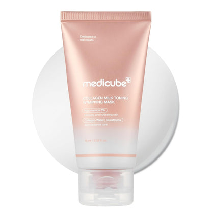 medicube Wrapping Mask Kojic Acid and Turmeric Overnight Peel Off Facial Mask, 2.53 fl.oz, Korean Skin Care