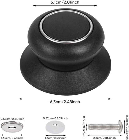 Durable Bakelite Pot Lid Knob for Easy Installation and Heat Resistance