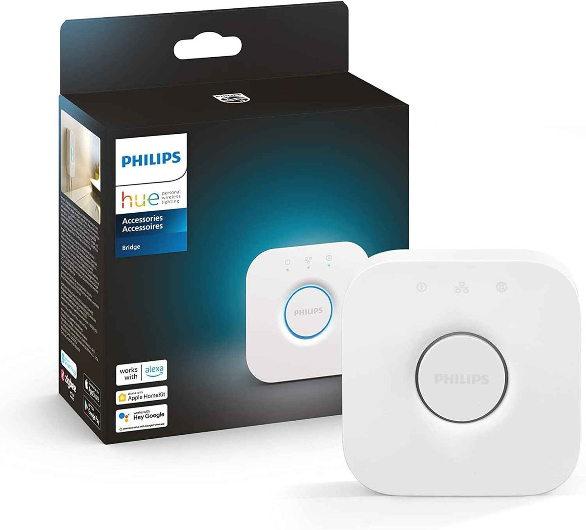 Philips Hue Bridge Pro, Smart Light Hub, Wireless, Advanced Encryption, Supports 150+ Lights & 50+ Accessories, Works with Apple Home, Alexa, Google, Samsung SmartThings