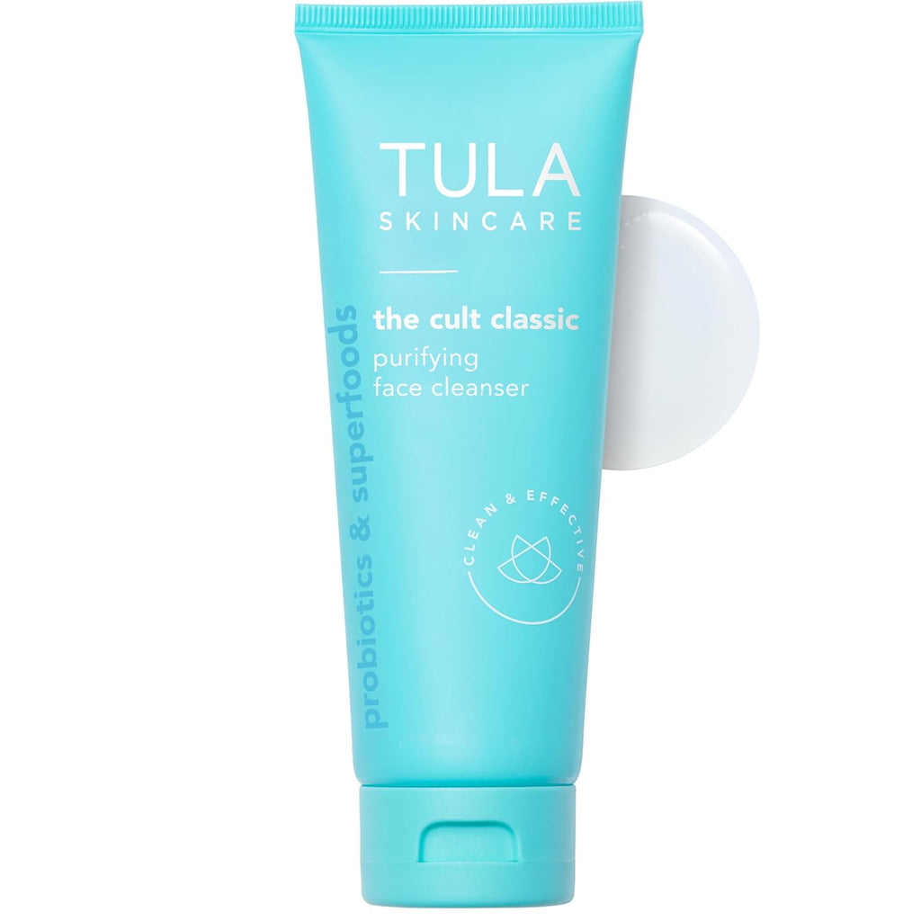 tula skin care cult classic purifying face cleanser 4oz gentle effective face wash