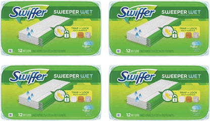 Swiffer Sweeper Wet Mopping Cloth Multi Surface Refills, Mops for Floor Cleaning, Febreze Lavender Scent, 36 Count