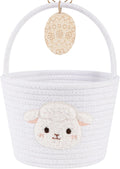 oiahomy-pink-easter-basket-with-handle-personalized-bunny-baskets-for-kids-and-gifts