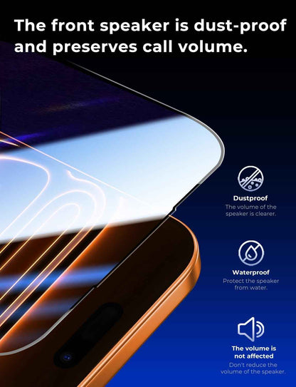 MAGIC JOHN 2 Pack for iPhone 17 Pro Max 6.9 inch Tempered Glass Screen Protector, Auto Dust-Elimination, Bubble Free, HD Clear, Easy Installation