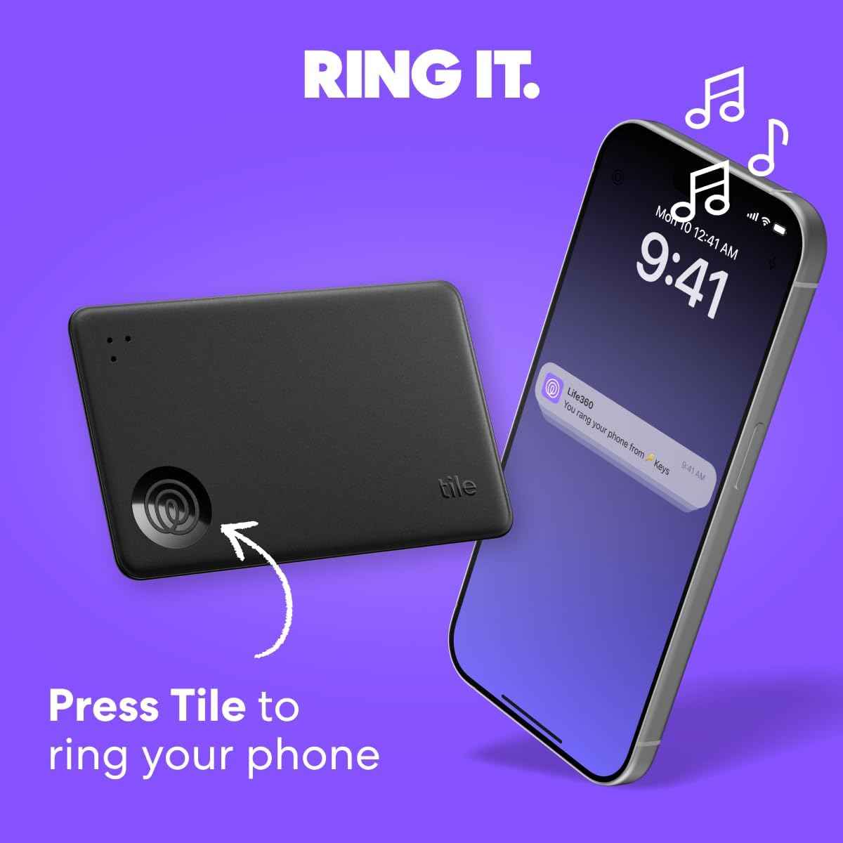 Tile by Life360 Essentials - Bluetooth Trackers & Item Locators for Keys, Wallets, Remotes & More; Easily Find All Your Things. Both iOS and Android Compatible. 4-Pack (Mates/Slim/Sticker)