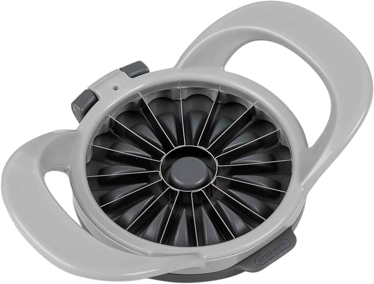 PrepWorks Dishwasher Safe Apple Slicer and Corer – 16-Slice Thin Apple Cutter with Safety Cover