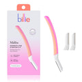 billie dermaplane starter kit reusable handle 3 refill blades malibu dermatologist-approved