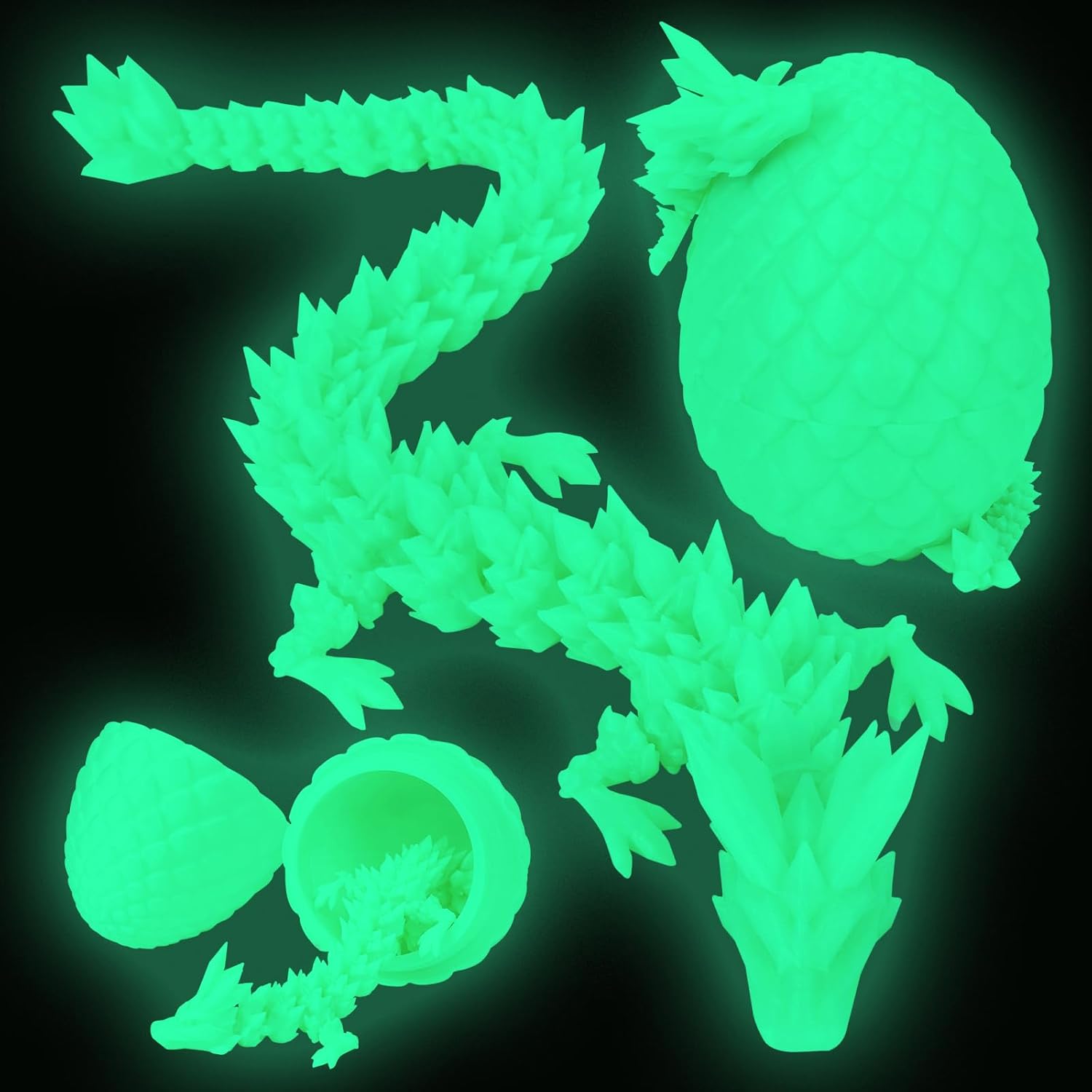 tboline 12 inch 3d printed dragon egg large easter basket stuffer for kids