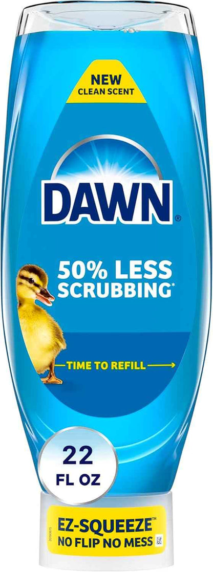 Dawn EZ-Squeeze Ultra Dish Soap, Dishwashing Liquid, Original, Dish Soap Refill, 22 fl oz