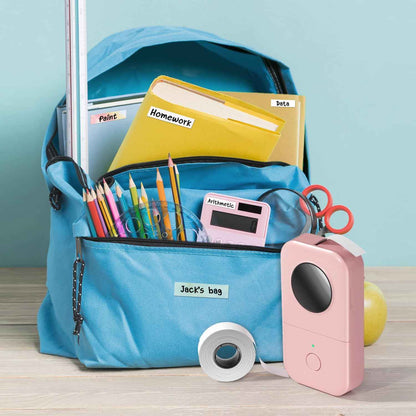 Phomemo Label Maker Machine, D30 Portable Handheld Bluetooth Mini Label Printer, Multiple Templates Smartphone Thermal Small Label Makers for Kid School Items, Classroom Teacher Supplies, Easy to Use