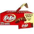 kit kat milk chocolate wafer snack size 25 pieces 12.25 oz pantry pack candy