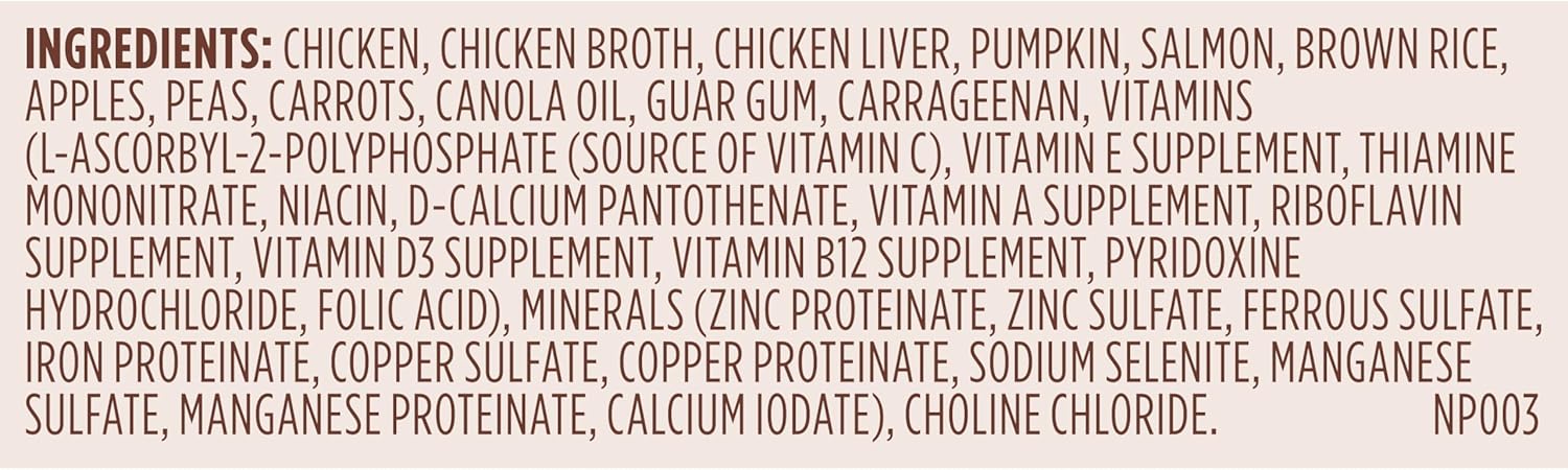 rachael ray nutrish gentle digestion premium paté wet dog food real chicken pumpkin & salmon recipe 12 count