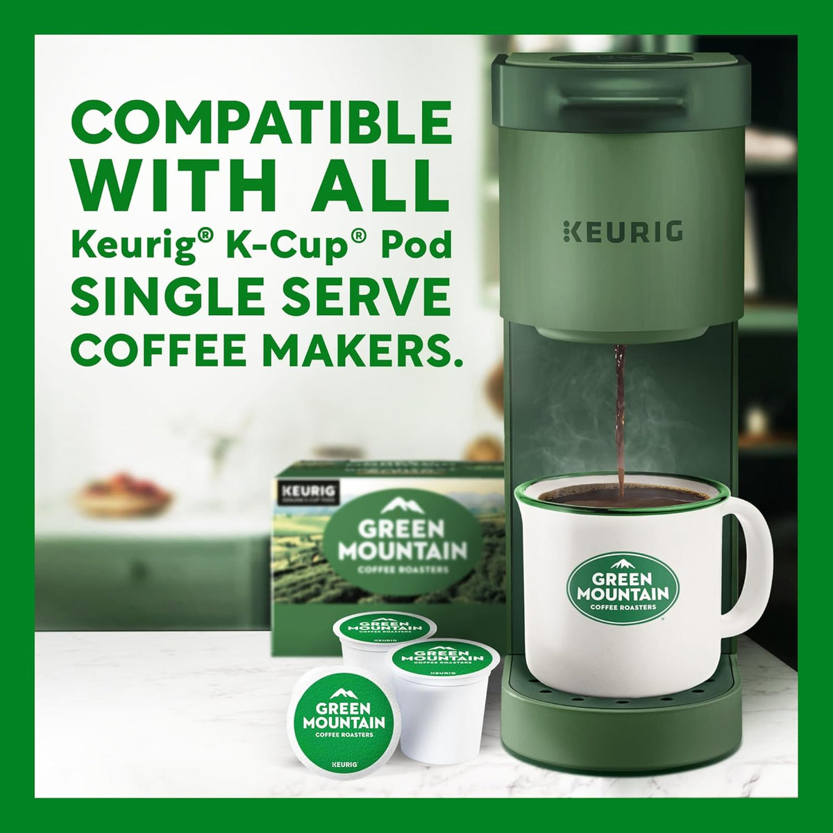 Green Mountain Coffee Nantucket Blend Medium Roast Keurig Single-Serve K-Cup Pods 96 Count